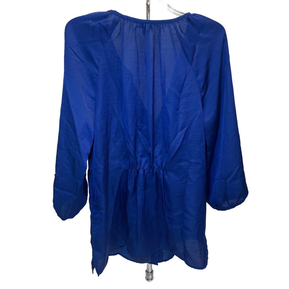 Talbots Royal Blue Blouse Shirt. Women’s Size 4 - Small - Picture 2 of 9